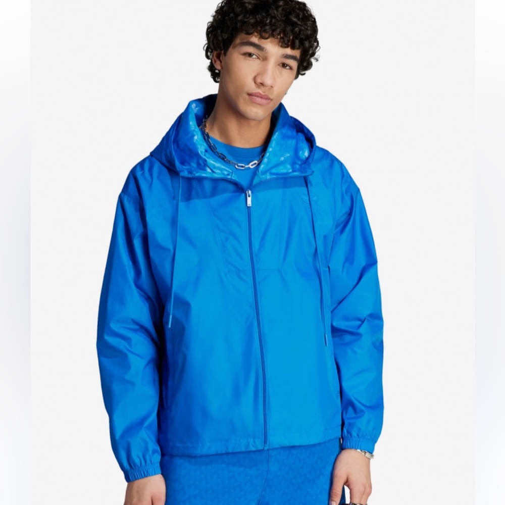adidas originals Men's Rare Blue windbreaker jacket new with tag